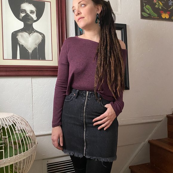 Abercrombie & Fitch Denim Mini Skirt - Picture 2 of 5